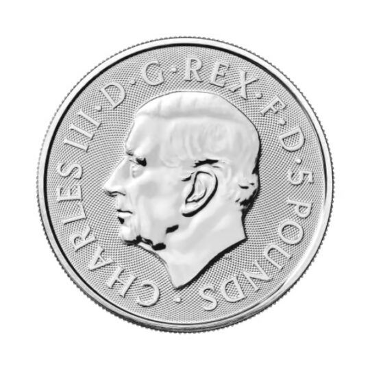 2024 2 oz Silver Tudor Beasts Unicorn Coin - The Royal Mint