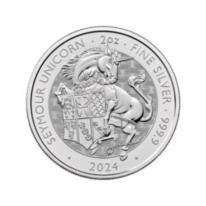 2024 2 oz Silver Tudor Beasts Unicorn Coin - The Royal Mint