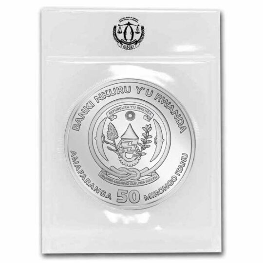2024 1 Oz Year Of The Dragon Rwanda Lunar Silver Coin (Sealed)