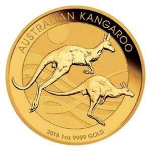 2018 1 oz Australian Gold Kangaroo Coin (Inc Capsule)- Perth Mint