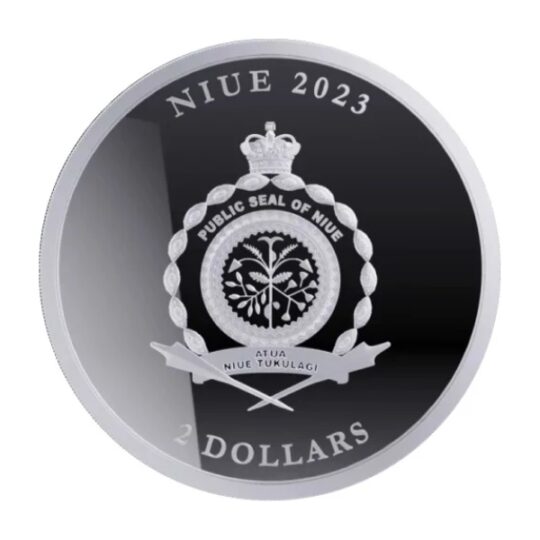 2023 1 oz Vivat Humanitas Silver Coin (Inc Capsule) - NIUE
