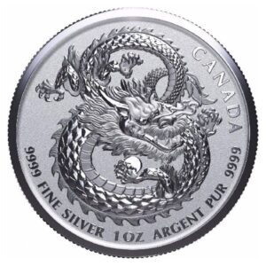 2018 1 Oz Pure Silver High Relief Lucky Dragon Coin – Royal Canadian Mint