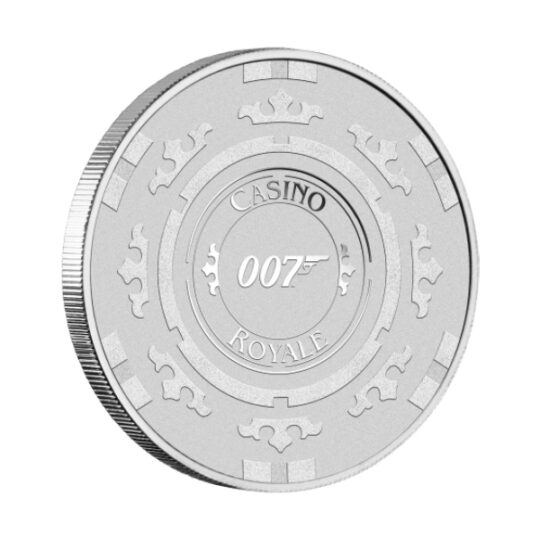 2023 1 Oz James Bond Casino Royale Casino Chip Silver Coin (Inc Capsule) – Perth Mint