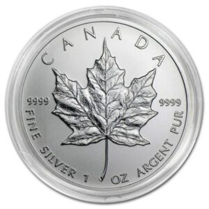1 oz Random Year Silver Maple (Circulated) (In Capsule) - Royal Canadian Mint