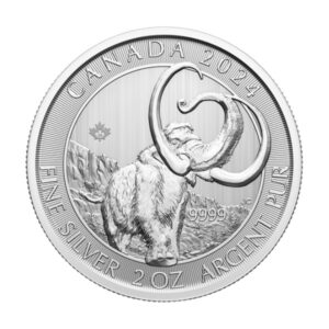 2024 2 oz Ice Age Woolly Mammoth Silver Coin - Royal Canadian Mint