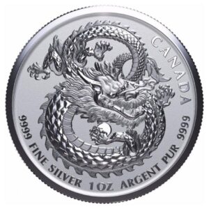 2020 1 Oz Pure Silver High Relief Lucky Dragon Coin – Royal Canadian Mint