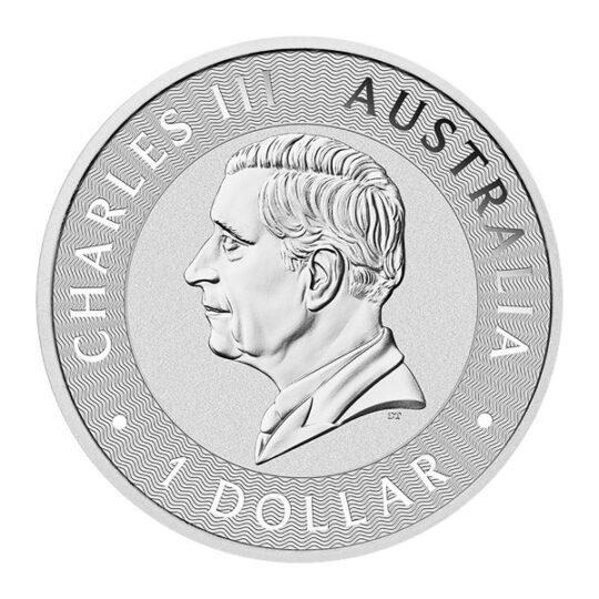 2024 1 Oz Silver Kangaroo Coin Tube (25 Pcs) - Perth Mint