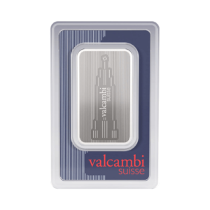 1 oz Skyline Silver Bar (Inc Assay Card) - Valcambi Suisse