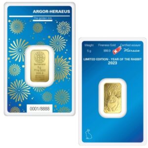 5 gram argor gold bar