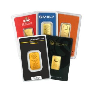 10 Gram Gold Bar (Inc. Assay Card) (Circulated) - Various Brands