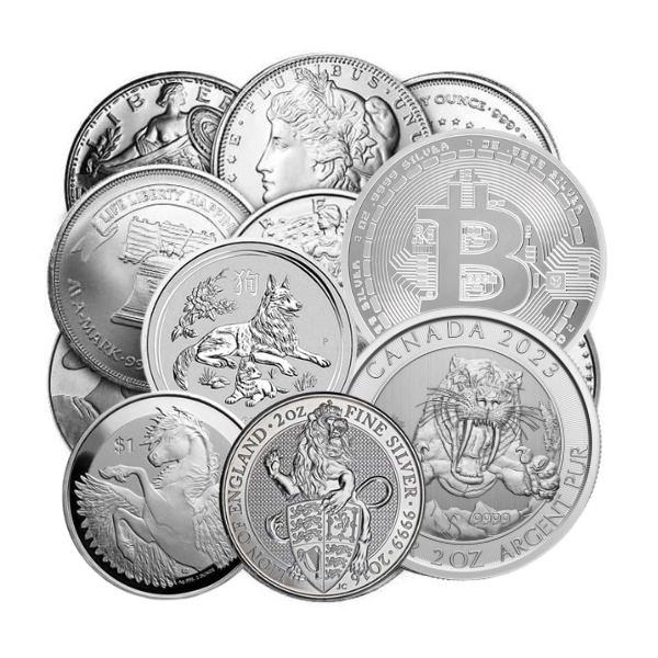 2 oz silver coins