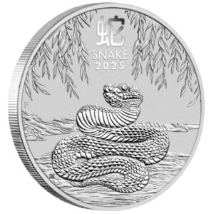 2025 1 oz Australian Lunar Series III Year of the Snake Silver Coin