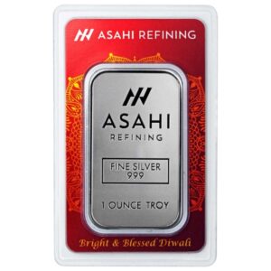 1 Oz Lakshmi Ganesh Silver Bar - Asahi Refining