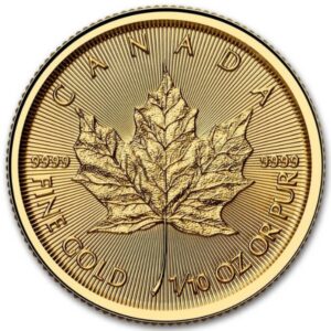 1 Oz maple leaf gold coin