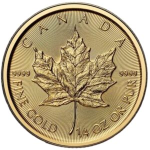 1 Oz maple leaf gold coin