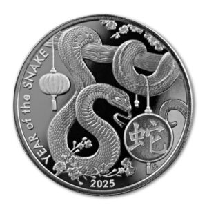 1 ounce silver dragon round lunar