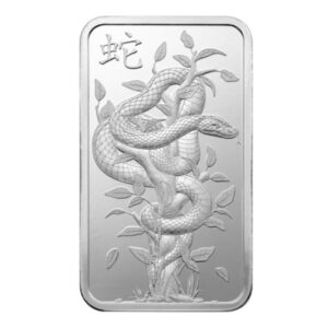 1 Oz Lunar Year of the Snake Silver Bar (Inc Assay Card) – Pamp Suisse